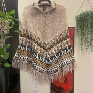 Alpaca poncho